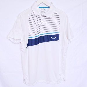 Oakley White Hydrolix Polo Tshirt